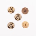 Guzik 813 Miś (drewno kokosowe) 15mm