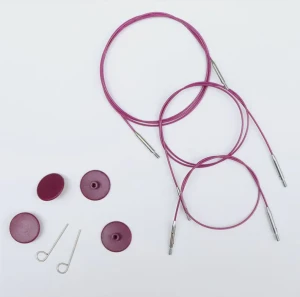 Żyłki obrotowe ze stali nierdzewnej Swivel 360°  KnitPro