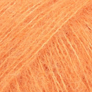 Drops BRUSHED ALPACA SILK 29 mandarynka