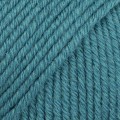 Drops COTTON MERINO 26 - zgaszony niebieski