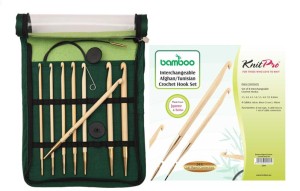 BAMBOO zestaw szydełek tunezyjskich KnitPro