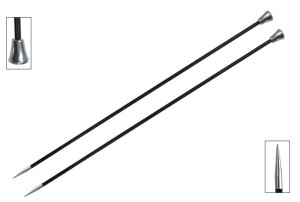 KARBONZ KnitPro druty proste 35cm*2