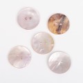 Guzik 607 blush masy perłowej okrągły ( 20mm)