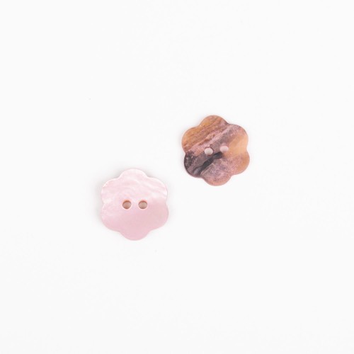 Guzik 615 blush kwiatek (15mm)