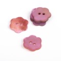 Guzik 616 pink kwiatek (15mm)