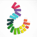 Zestaw igieł do blokowania RAINBOW KnitPro