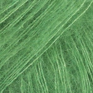 włóczka Drops KID-SILK 48 papuzia zieleń