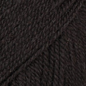 włóczka Drops FLORA 06 czarny uni colour