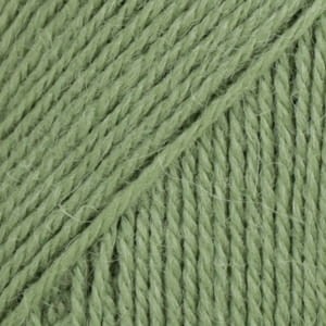 włóczka Drops FLORA 15 zielony uni colour