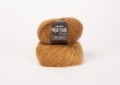 włóczka DROPS Kid-silk 50 karmel i 51 toffi