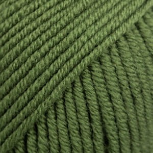 włóczka DROPS Merino Extra Fine 52 zielony liść
