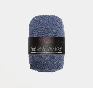 Włóczka Golden Socks Business Bamboo 4f. 100g  kolor 503 nakrapiany ciemnoniebieski