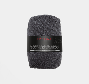 Włóczka Golden Socks Business Bamboo 4f. 100g kolor 505 nakrapiany antracyt
