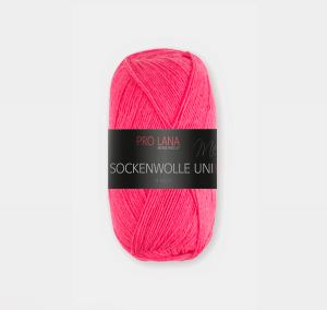 Włóczka Pro Lana Sockenwolle Uni 4f. 100g 422 pink