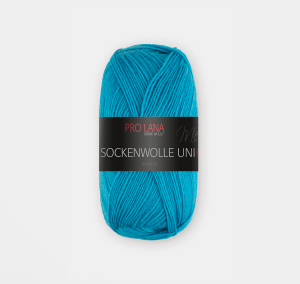 Włóczka Pro Lana Sockenwolle Uni 4f. 100g 424 turkus
