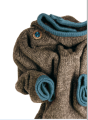 Sweter ozdobiony guzikiem-inspiracje