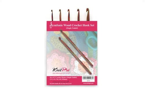 KnitPro - Symfonie Wood - zestaw szydełek pojedyńczych