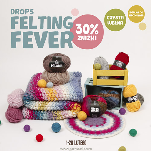 Luty = DROPS Fever Felting!