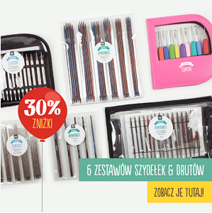 Promocja na zestawy drutów i szydełek DROPS